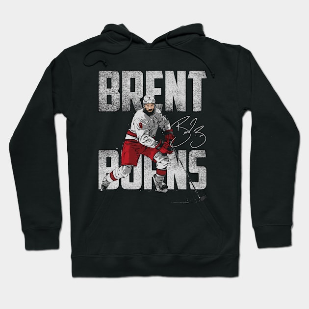 Brent Burns Carolina Bold Hoodie by lavonneroberson